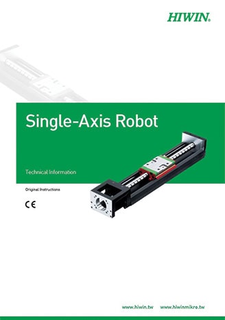 Single-Axis Robot Catalog Cover 328x467